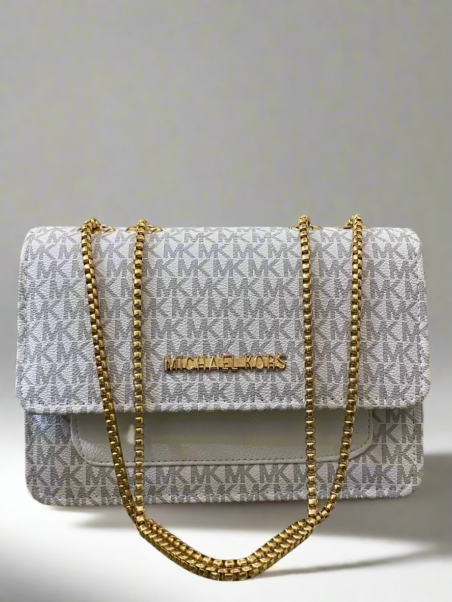 Michael Kors Crossbody Bag - Super White Colour - MK BRANDED