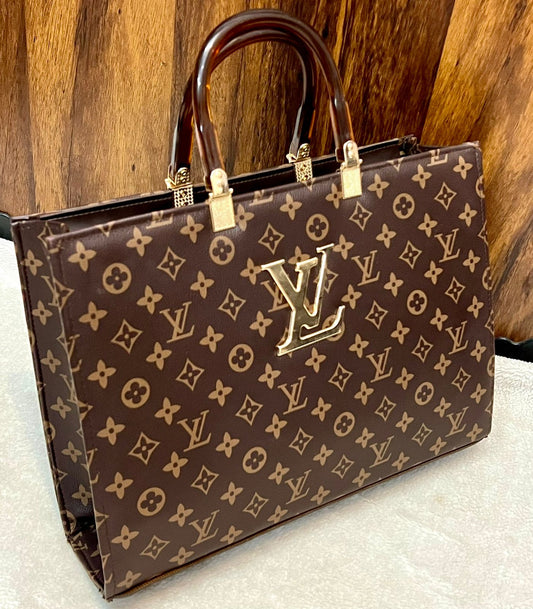 LOUISE VUITTON ONTHGO TOTE BAG - Imported - Brown Colour